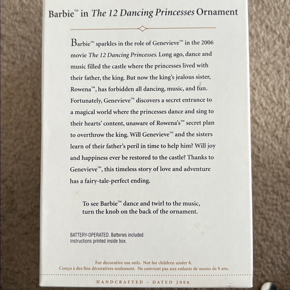 Hallmark Keepsake Barbie Ornament - Picture 5 of 6